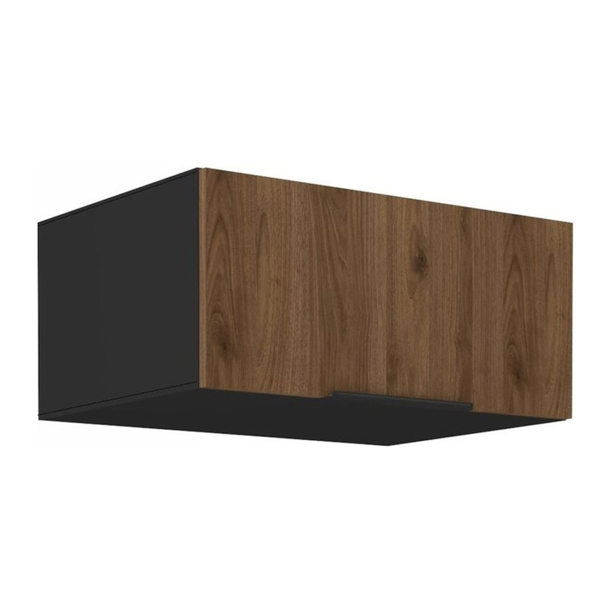 Aufsatzschrank Monza Küchenhochschrank in Nussbaum mit einer Breite von 80 cm - Bild 1
