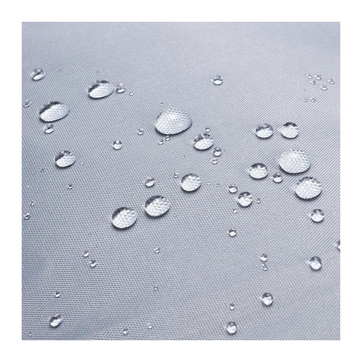 Aunct Sonnensegel aus wasserdichtem Oxford-Polyester mit UV-Schutz in Grau - Bild 4
