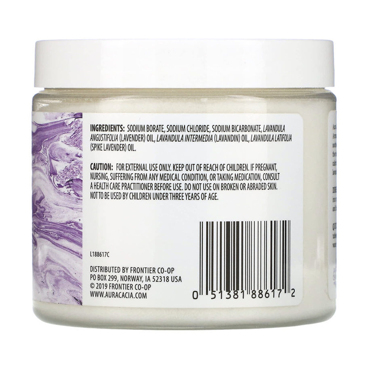 Aura Cacia Aromatherapy Mineral Bath Relaxing Lavender 454g lila - Bild 2