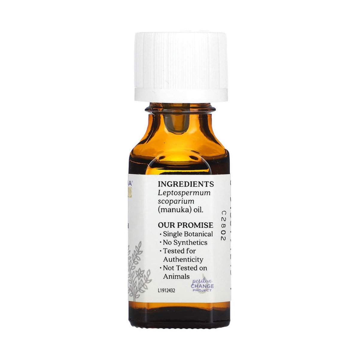 Aura Cacia Manuka Ätherisches Öl in der braunen Glasflasche, 15 ml - Bild 2