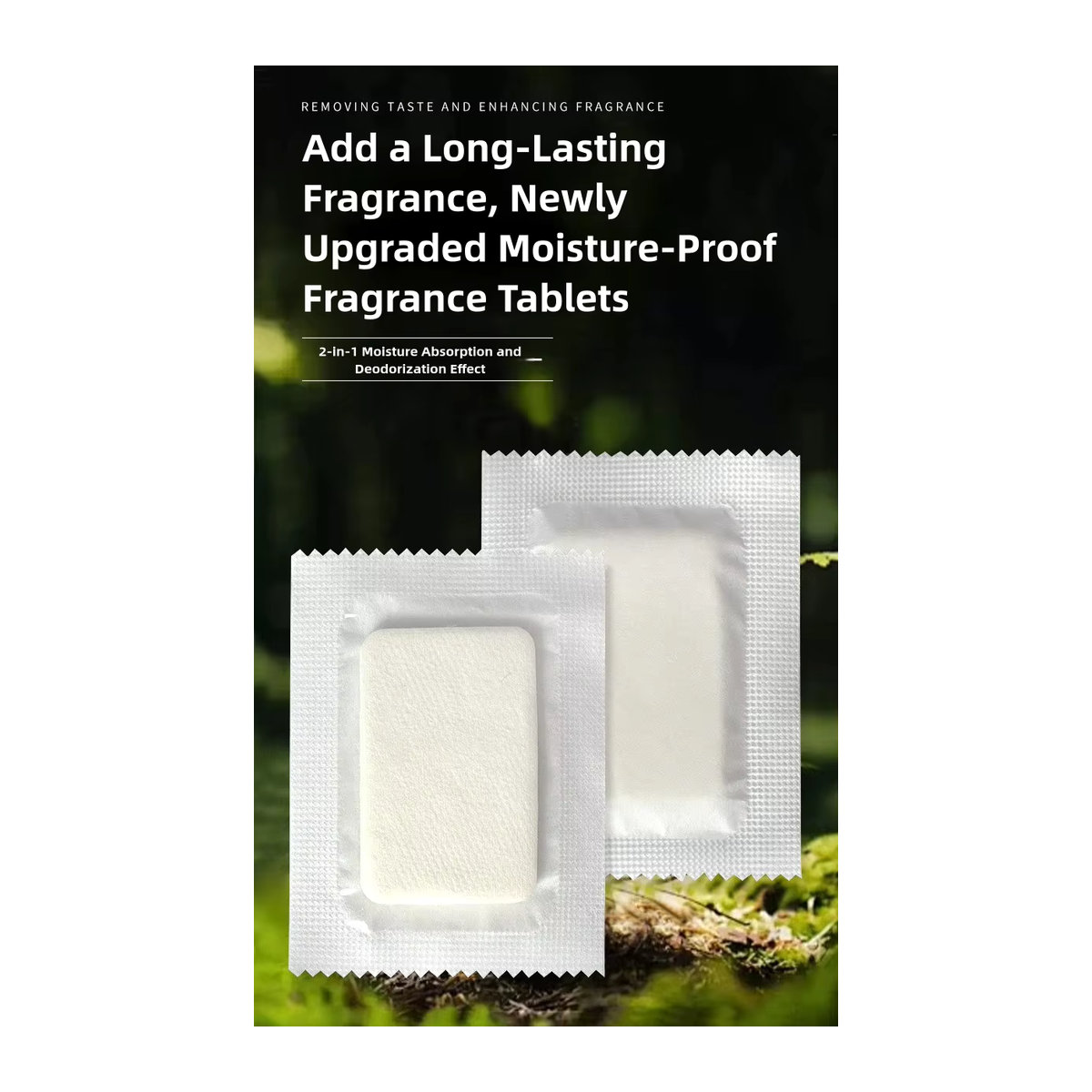 Auto Aromatherapie Tabletten für Lüftungsgitter, feste Dufttabletten in Weiß, 10 Stück - Bild 4