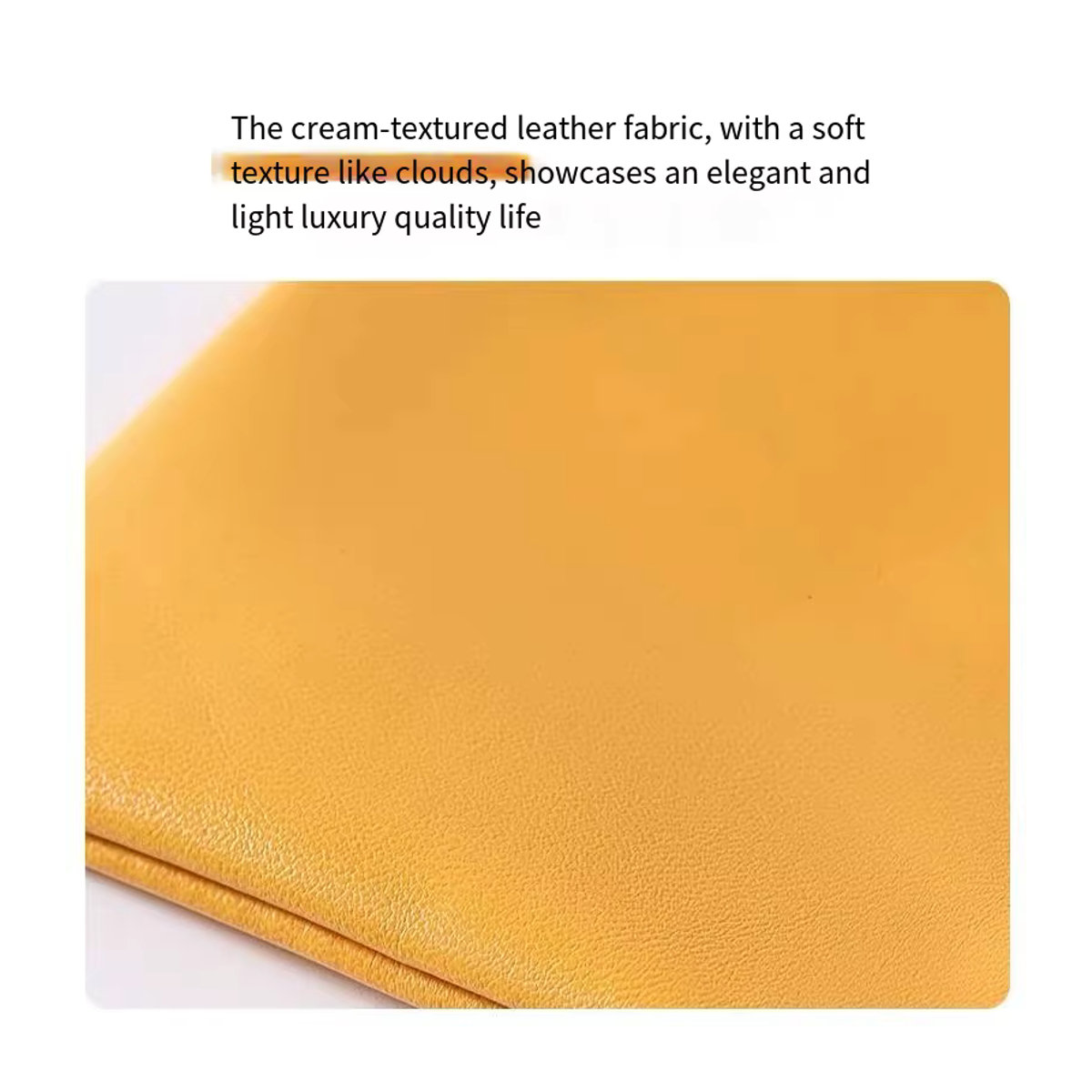 Automatische Sonnenbrillen-Etui aus PU-Leder in Orange und Gelb mit wasserdichtem Schutz und minimalistischem Design - Bild 4