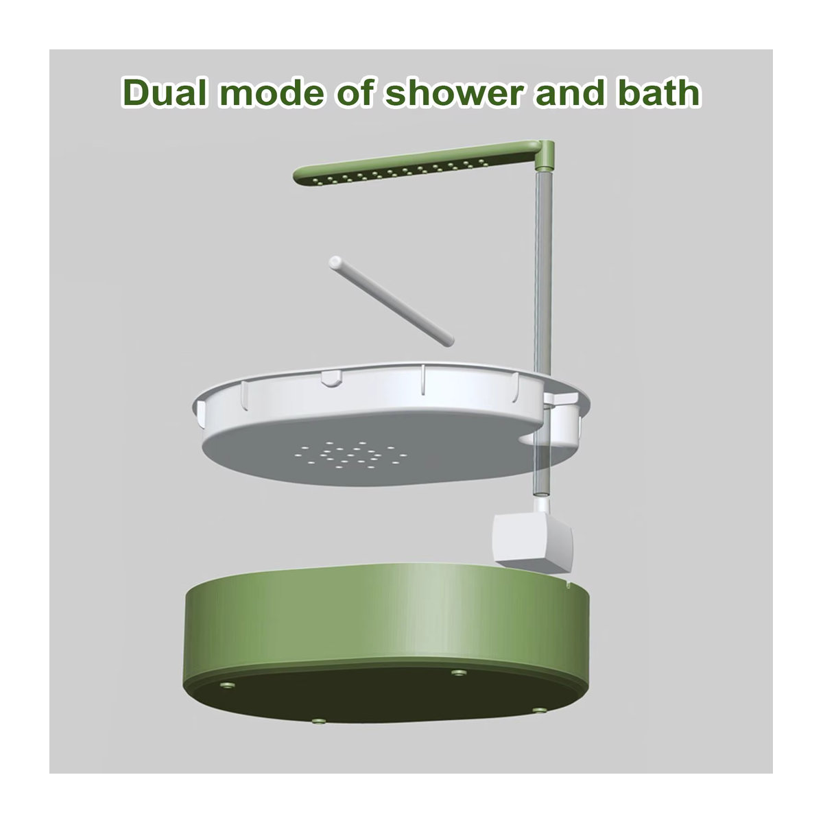 Automatische Zirkulationswasserbadewanne in Grün für Vögel wie Wellensittiche, Nymphensittiche, Finken und Kakadus - Bild 5