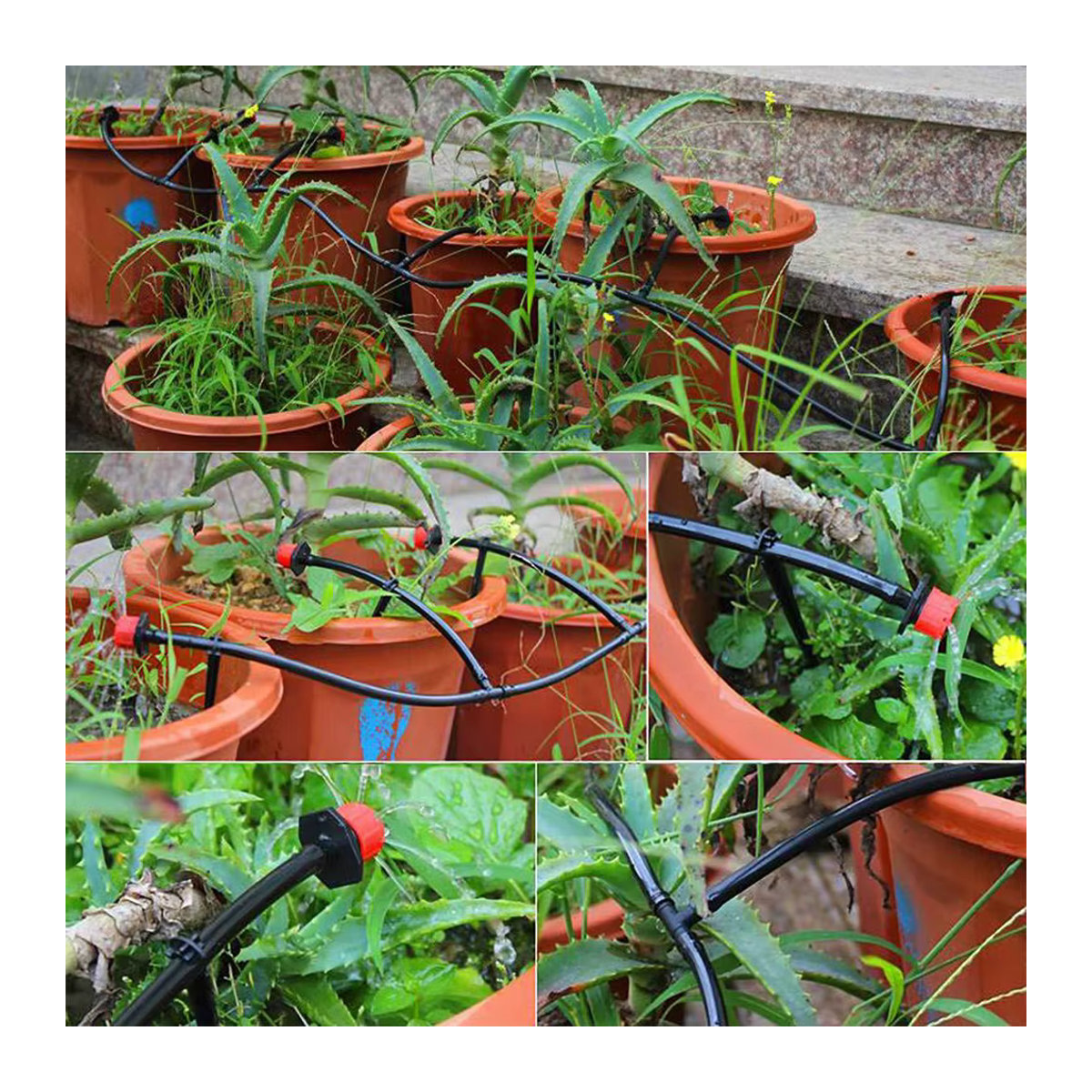 Automatisches Keramik-Tropfbewässerungsset für den Garten zur Kühlung und Entfeuchtung - Bild 3