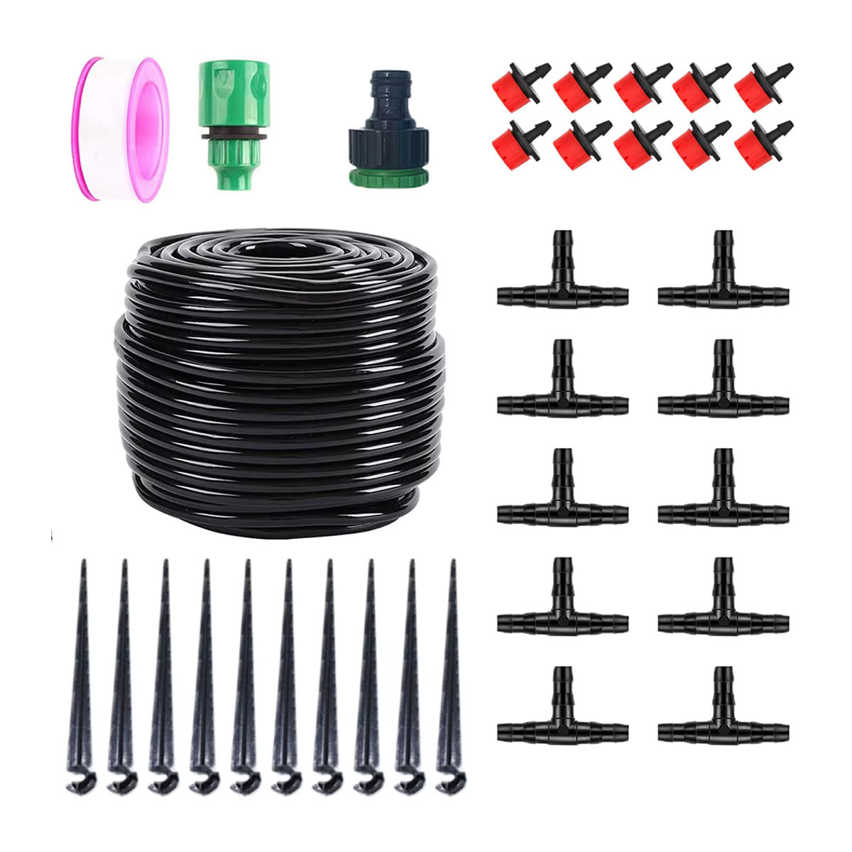 Automatisches Keramik-Tropfbewässerungsset für den Garten zur Kühlung und Entfeuchtung - Bild 6