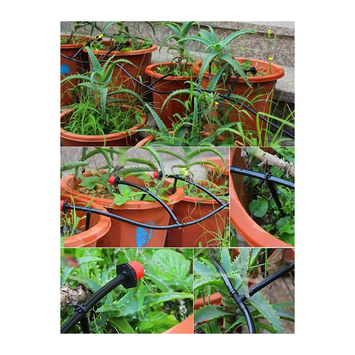 Automatisches Keramik-Tropfbewässerungsset für den Garten zur Kühlung und Entfeuchtung - Bild 7