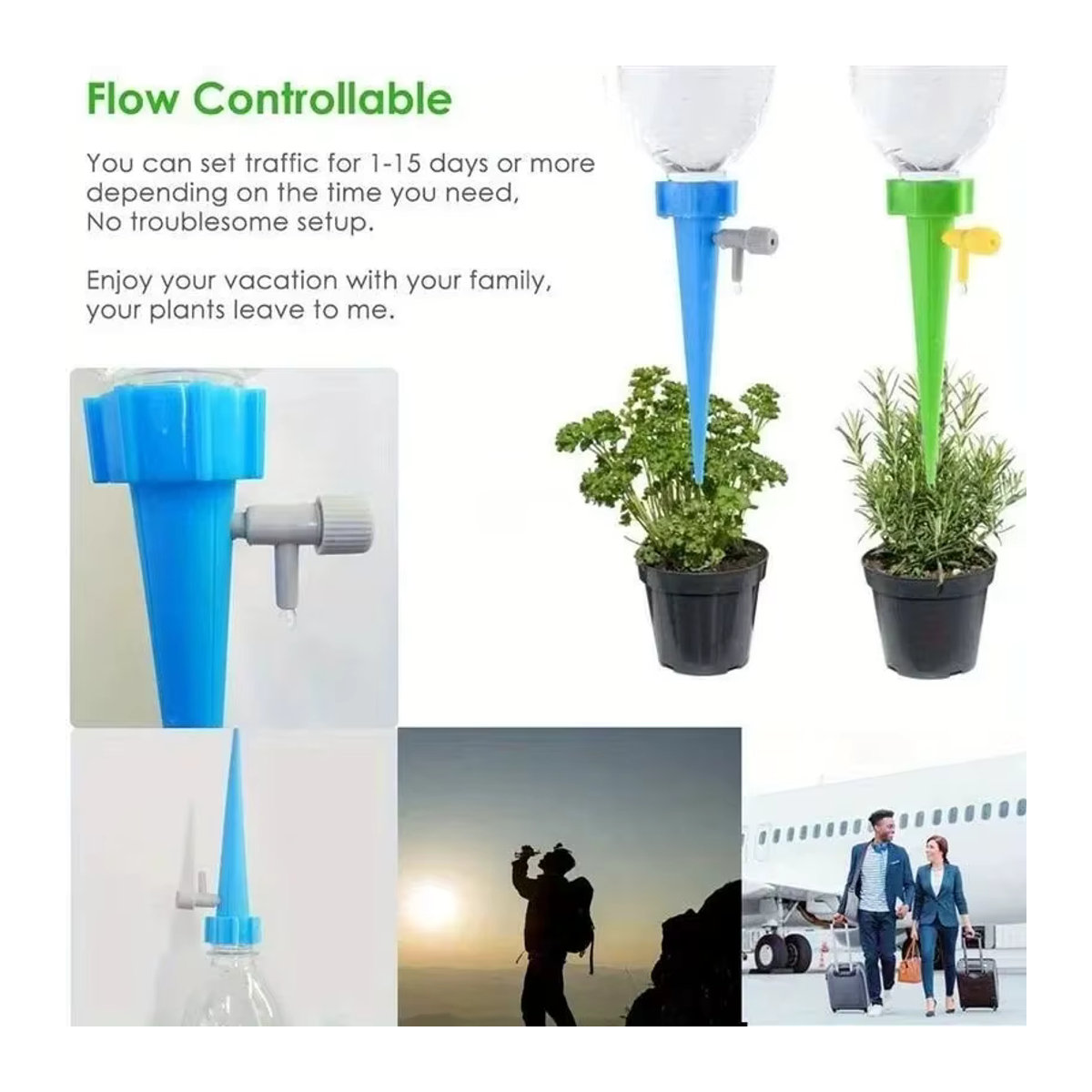 Automatisches Tropfbewässerungssystem für deine Pflanzen und den Garten zur Selbstbewässerung - Bild 4