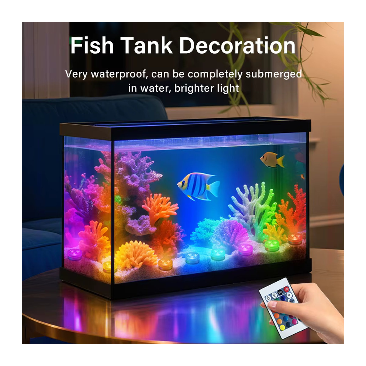 AVACOM RGB LED Unterwasserlicht für den Outdoor-Pool und das Schwimmbad, tragbare Tauchbeleuchtung - Bild 5