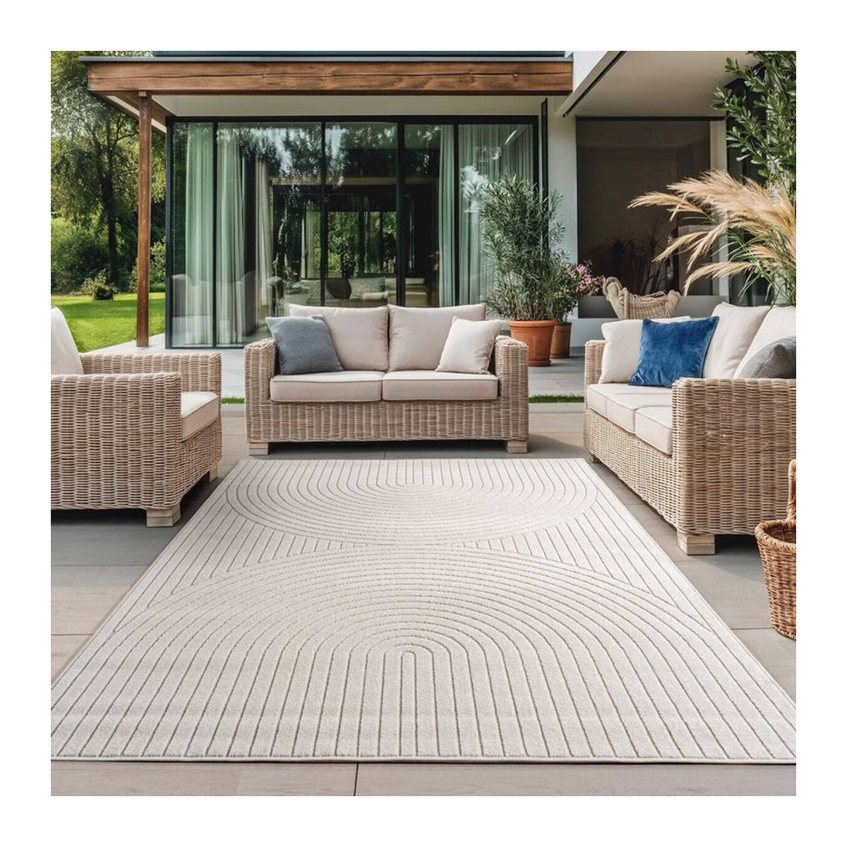 Ayyildiz In-/Outdoor-Teppich NOVA creme B/L: 200 x 290 cm - Bild 2