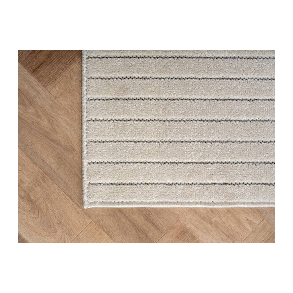 Ayyildiz In-/Outdoor-Teppich NOVA in Beige mit geometrischem Muster aus Polypropylen, B/L: 80 x 150 cm - Bild 2
