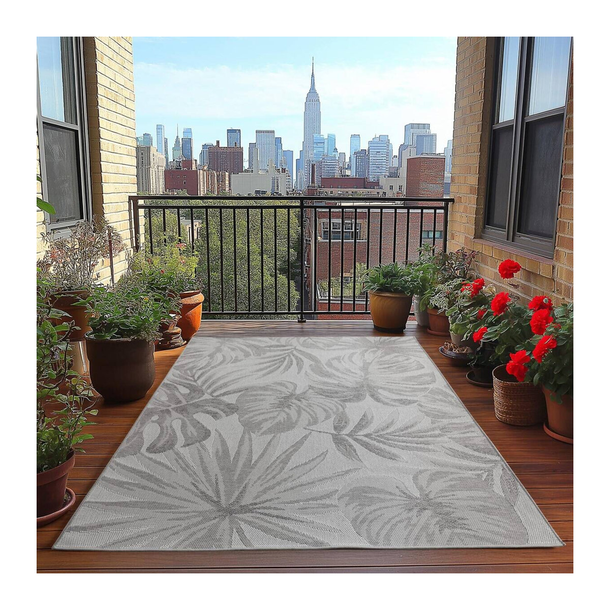 Ayyildiz Outdoorteppich DESERT grau B/L: 160 x 230 cm - Bild 2