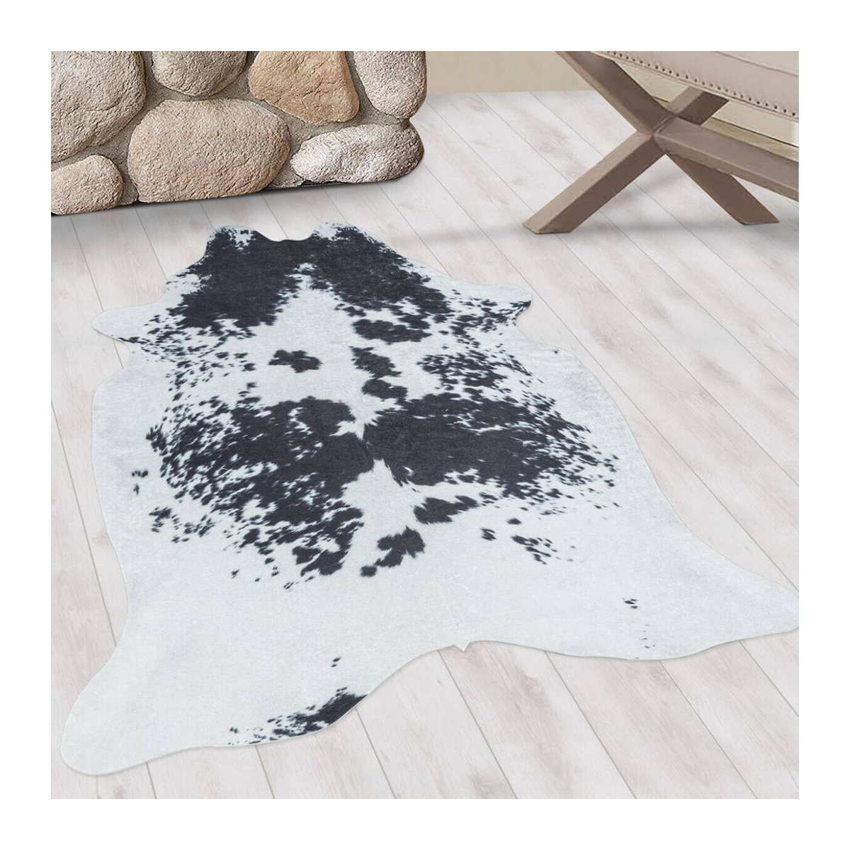 Ayyildiz Teppich ETOSHA mehrfarbig schwarz B/L: 150 x 200 cm - Bild 3