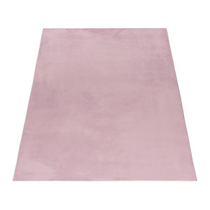 Ayyildiz Teppich POUFFY rosa B/L: 140 x 200 cm