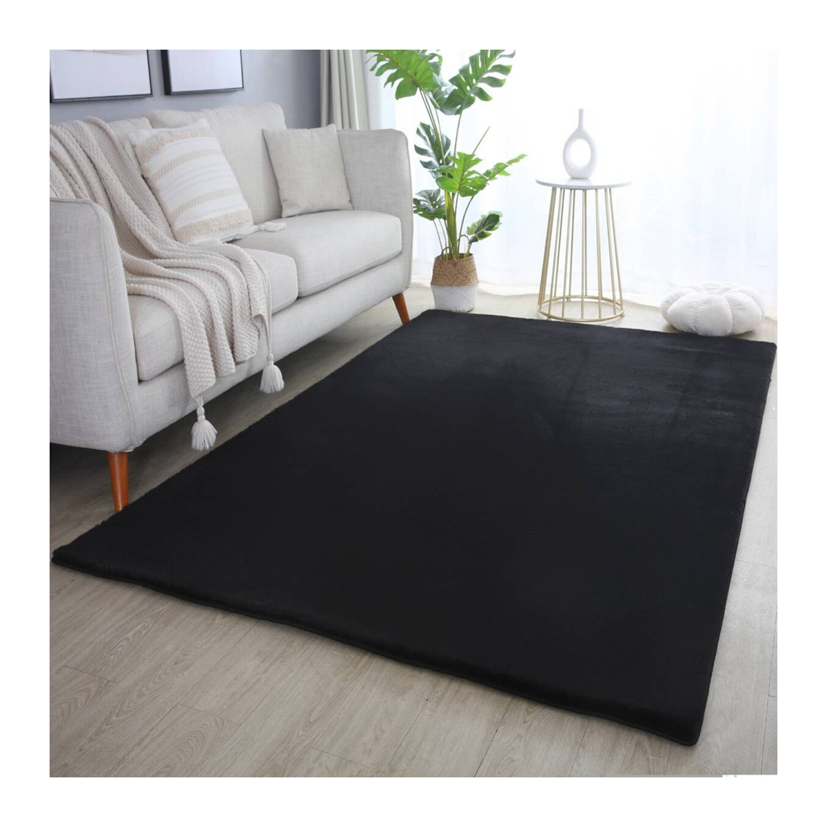 Ayyildiz Teppich POUFFY schwarz B/L: ca. 200 x 290 cm - Bild 3