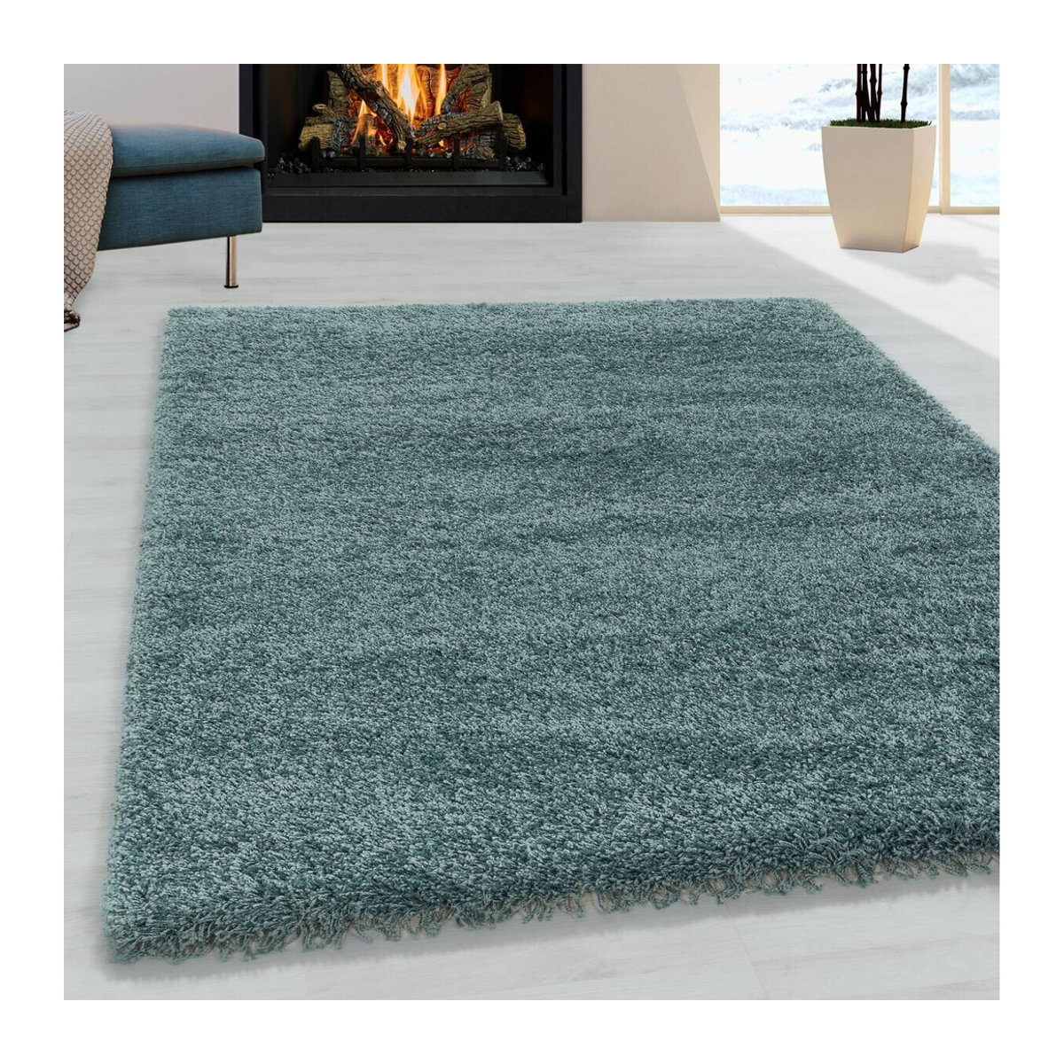 Ayyildiz Teppich SYDNEY aqua blau B/L: 140 x 200 cm - Bild 3