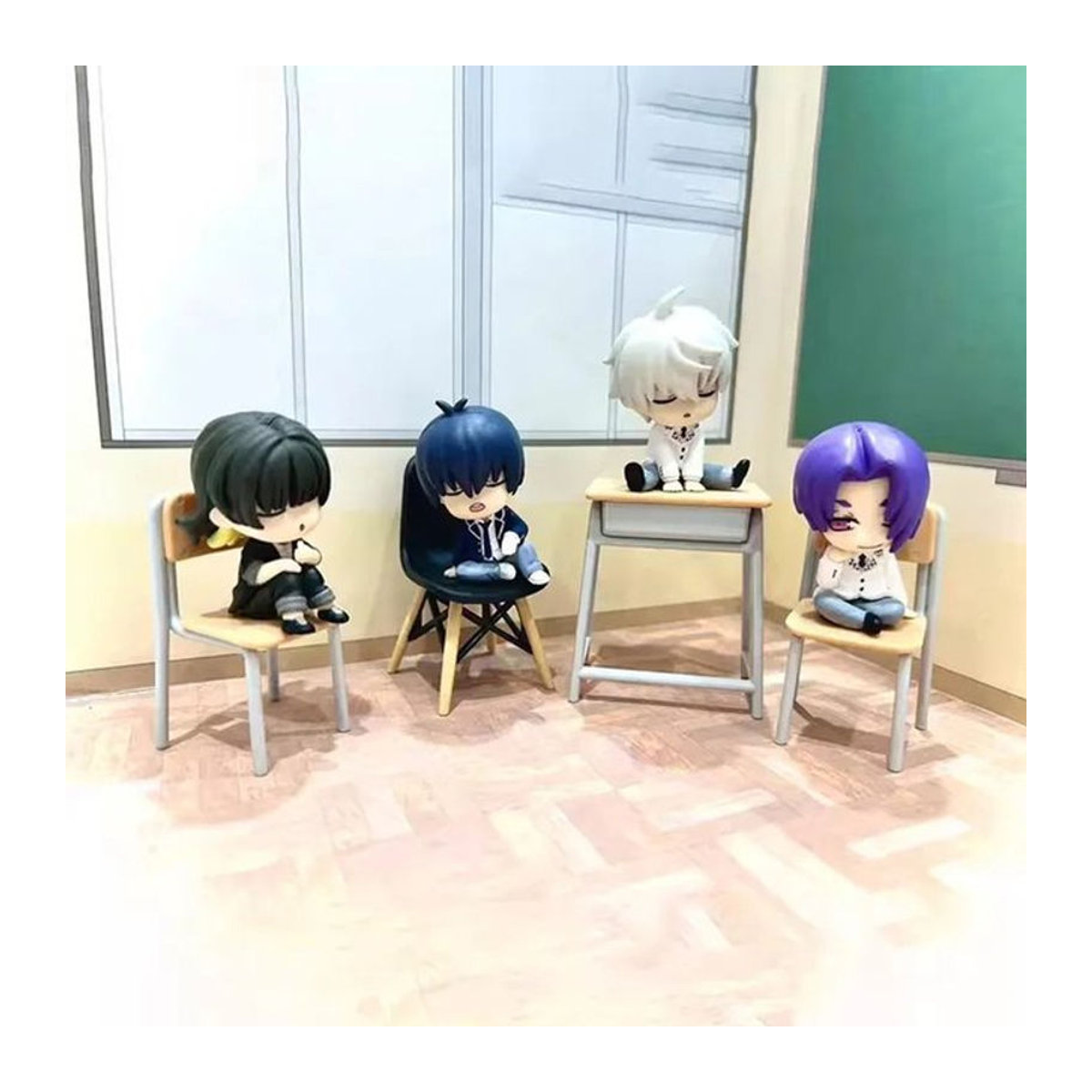 B-E-CK Anime Q-Version PVC Figuren Sammlerstücke Bachira Meguru Nagi Seishiro Isagi Yoichi Mikage Reo Mehrfarbig - Bild 1