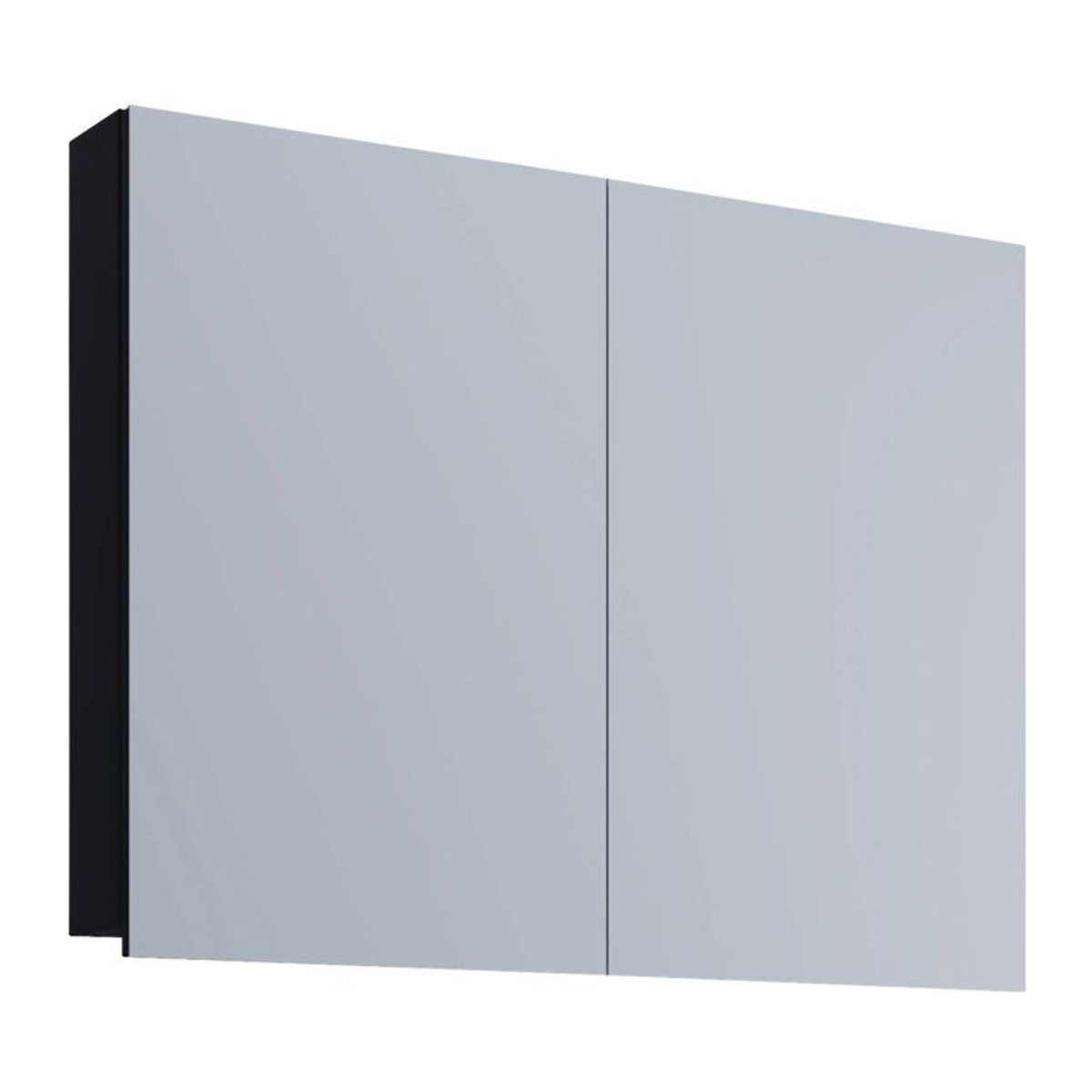 Badinos Wandspiegel mit Spiegelschrank B/H/T: 60 x 59 x 12 cm - Bild 2