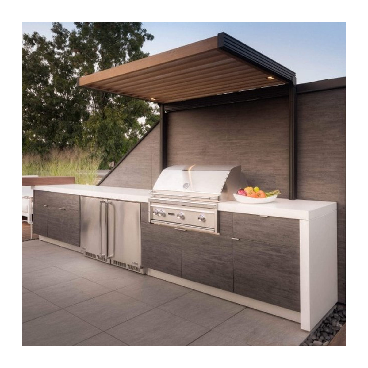 BAINENG Modulare Outdoor Edelstahl Küche Kabine für Garten, Camping und BBQ - Bild 1