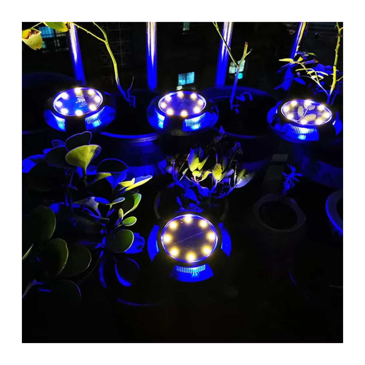 BALDR Solar-LED-Bodenlampe für den Außenbereich in Schwarz, wasserdichte Solarleuchte für Garten und Terrasse im minimalistischen Design - Bild 3