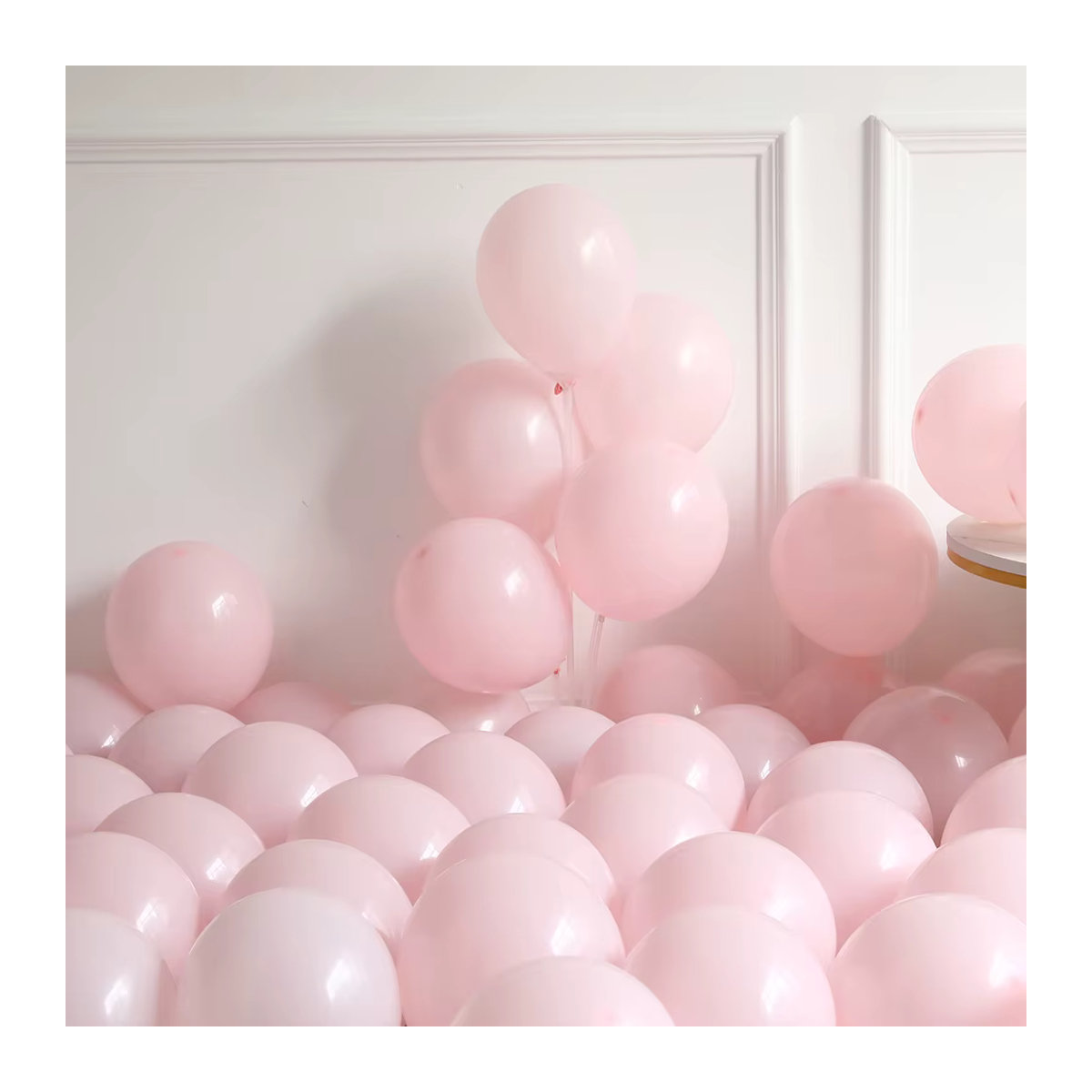 BALONAR 141-teiliges Ballonbogen-Set in Rosa, Beige und Weiß für Babyparty und Geburtstag - Bild 5