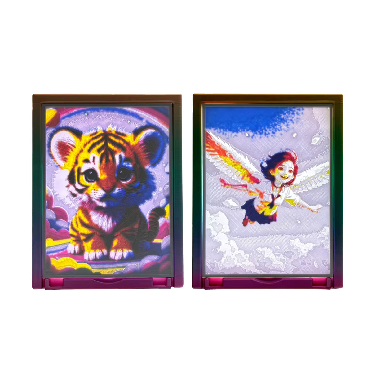 Bambu Lab Lithophan LED Panel CMYK Bundle für 3D-Druck mit Hintergrundbeleuchtung und PLA-Grundplatte - Bild 4