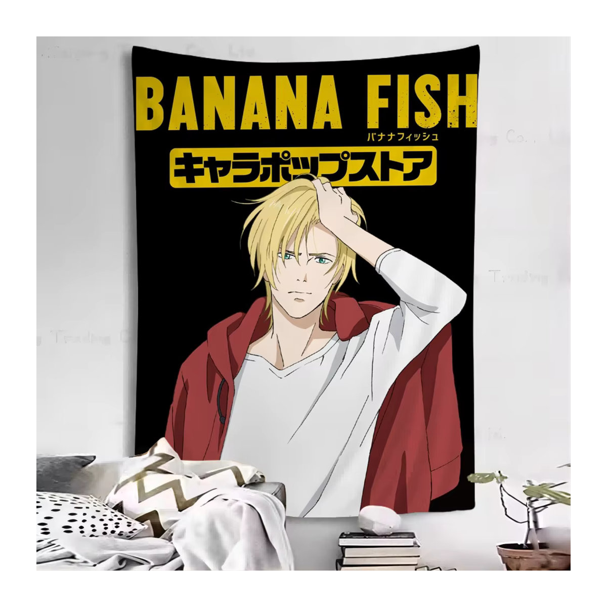 Banana Fish Anime Wandteppich Textil Wandbehang Mehrfarbig B/H: 70 x 50 cm - Bild 2