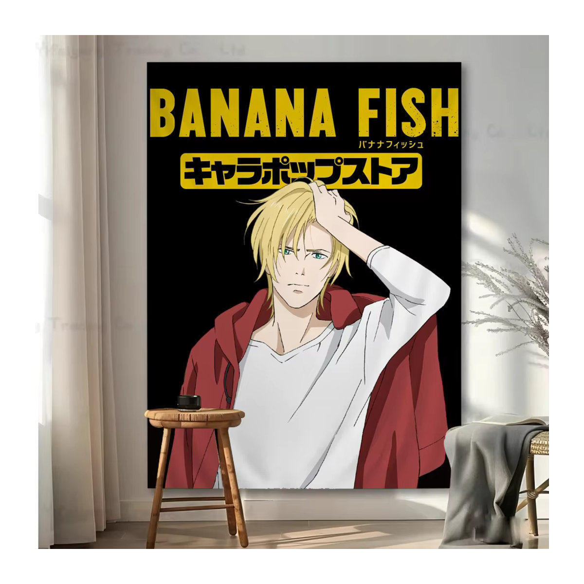 Banana Fish Anime Wandteppich Textil Wandbehang Mehrfarbig B/H: 70 x 50 cm - Bild 4
