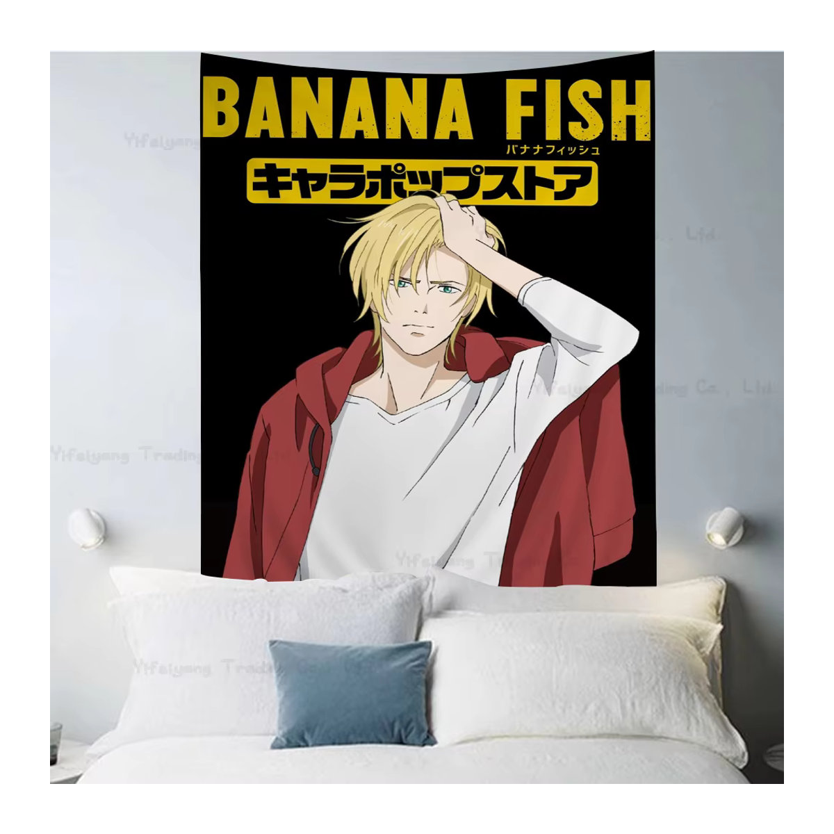 Banana Fish Anime Wandteppich Textil Wandbehang Mehrfarbig B/H: 70 x 50 cm - Bild 5