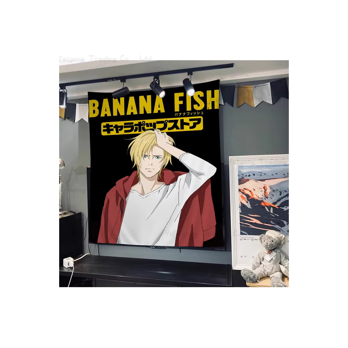 Banana Fish Anime Wandteppich Textil Wandbehang Mehrfarbig B/H: 70 x 50 cm - Bild 7