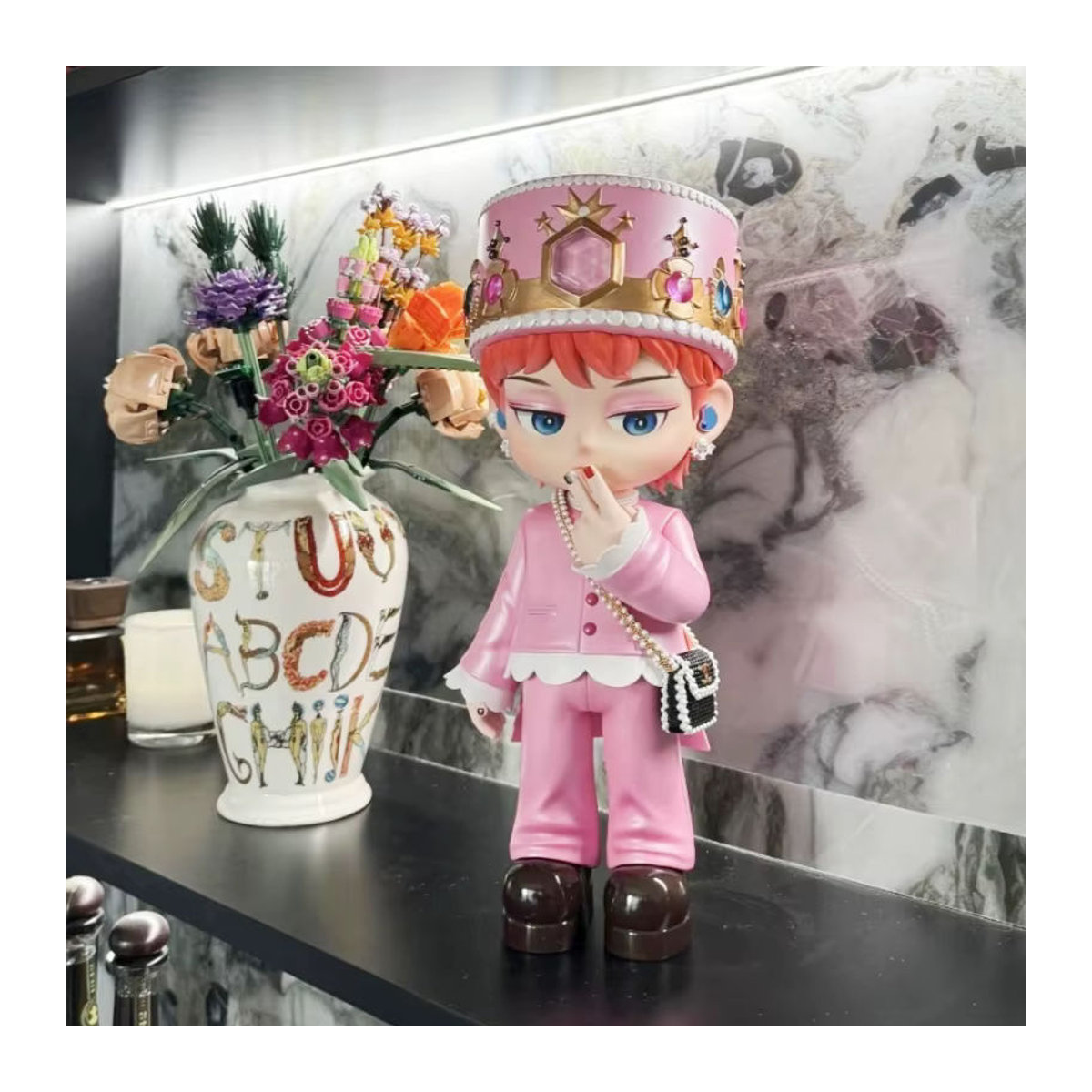 Bandai Action Figure GD Mama Modellpuppe aus Kunststoff in Rosa, Höhe: 16 cm - Bild 2