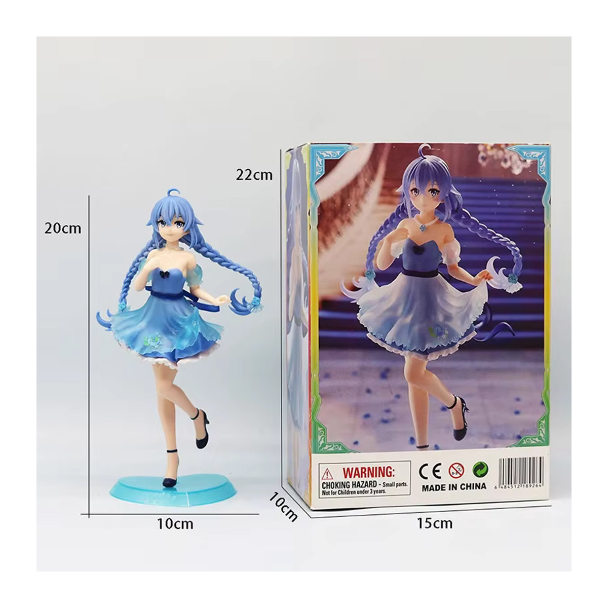 Bandai Actionfigur Roxy Migurdia aus Mushoku Tensei: Jobless Reincarnation, mehrfarbige Anime-Figur aus Kunststoff für Erwachsene - Bild 3