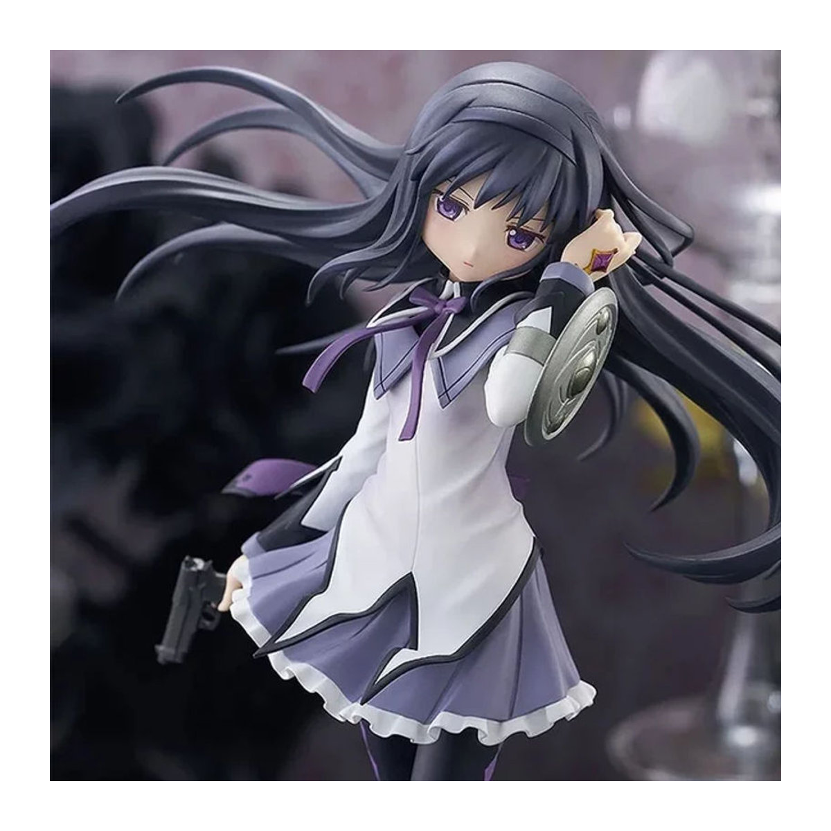 Bandai Akemi Homura Actionfigur aus Puella Magi Madoka Magica, mehrfarbiges PVC-Modell, Höhe: 17 cm - Bild 1