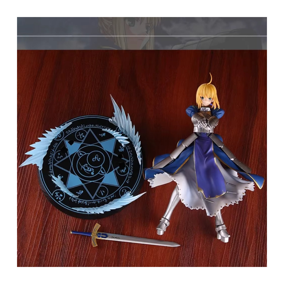 Bandai Altria Pendragon Actionfigur aus Fate/Stay Night Unlimited Blade Works, mehrfarbige Anime PVC Figur für Erwachsene - Bild 6