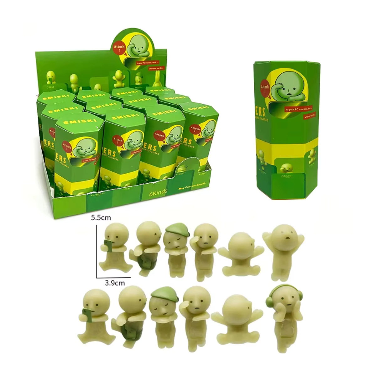 Bandai Angel Hippers Angel Party Serie Blindbox Mini-Figuren Dekorative Puppen in Weiß - Bild 2