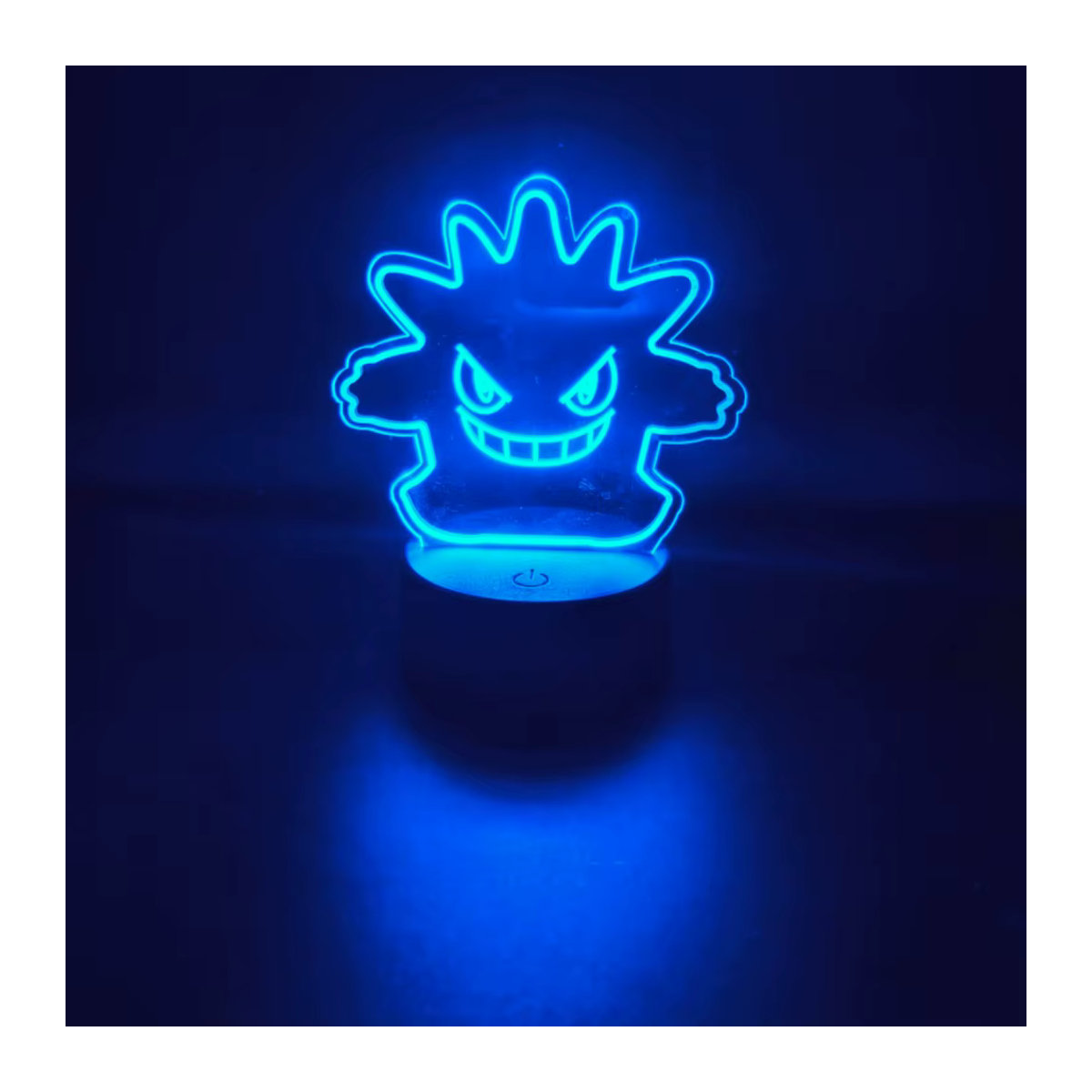 Bandai Anime 3D LED Nachtlicht Gengar Haunter Gastly Tischlampe in Bunt - Bild 2