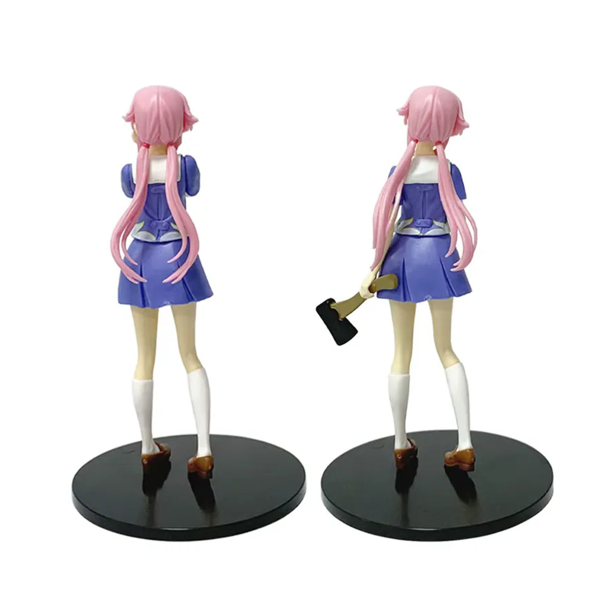 Bandai Anime Action Figur Mirai Nikki Gasai Yuno in Uniform, mehrfarbig, Höhe: 17 cm - Bild 4