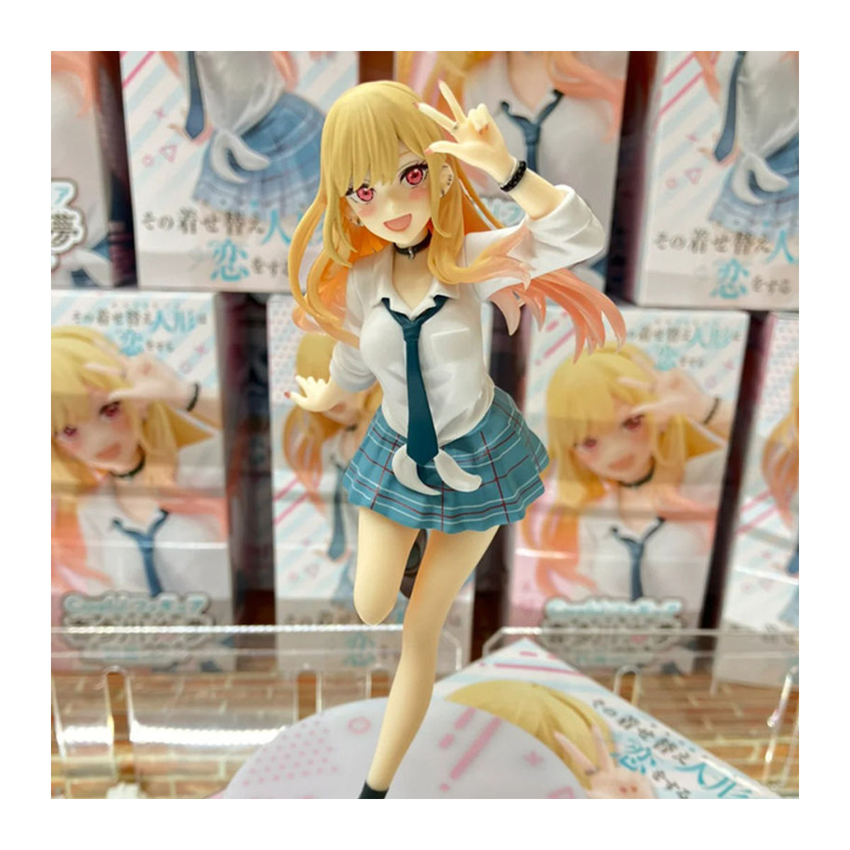 Bandai Anime Action Figure Marin Kitagawa My Dress-Up Darling Uniform Version, mehrfarbig, Höhe: 18 cm - Bild 1