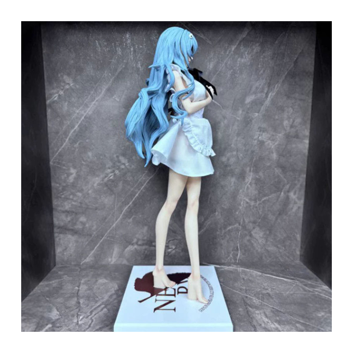 Bandai Anime Action Figure Rei Ayanami aus EVA in Maid-Kleidung, weiß, Höhe: 50 cm - Bild 1