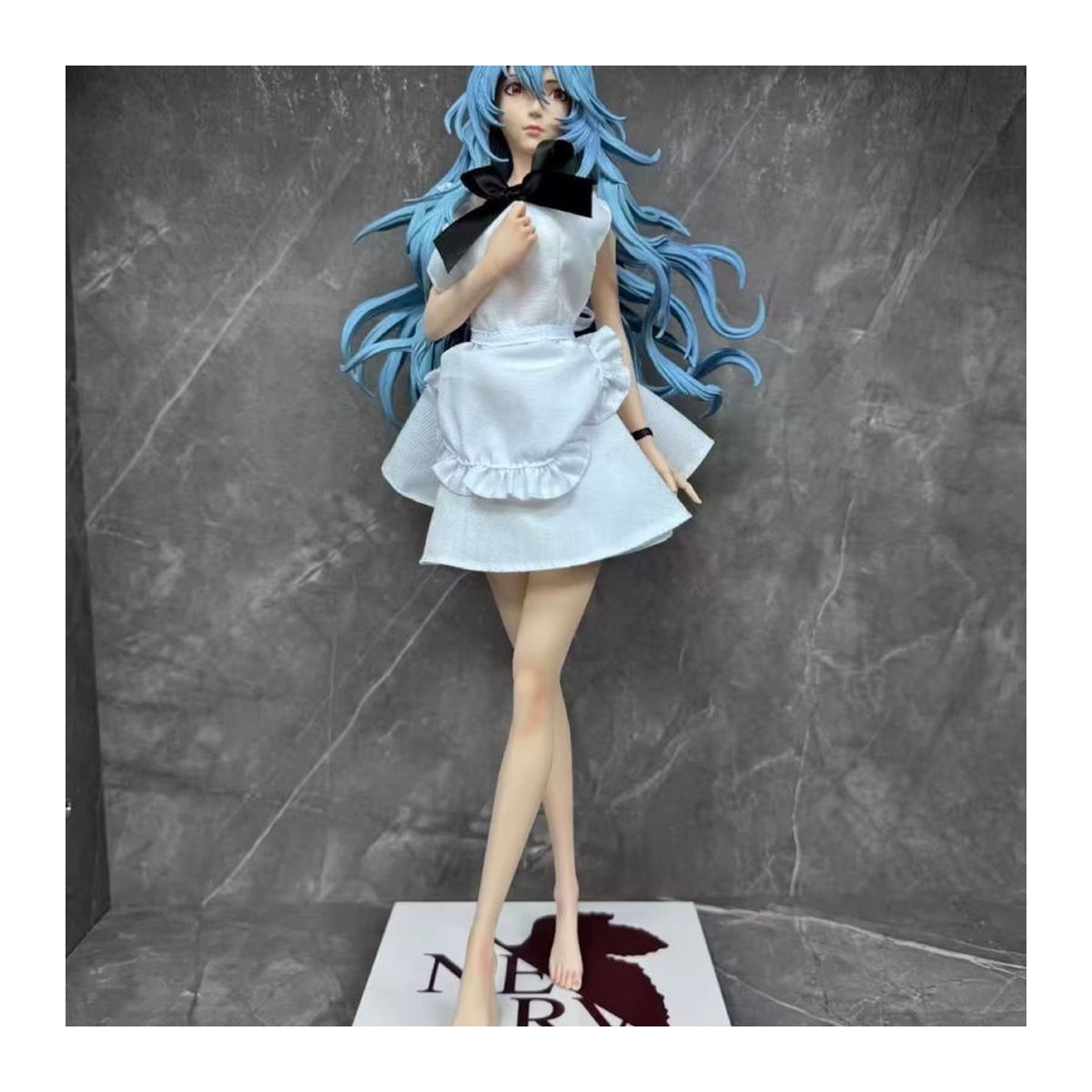 Bandai Anime Action Figure Rei Ayanami aus EVA in Maid-Kleidung, weiß, Höhe: 50 cm - Bild 2