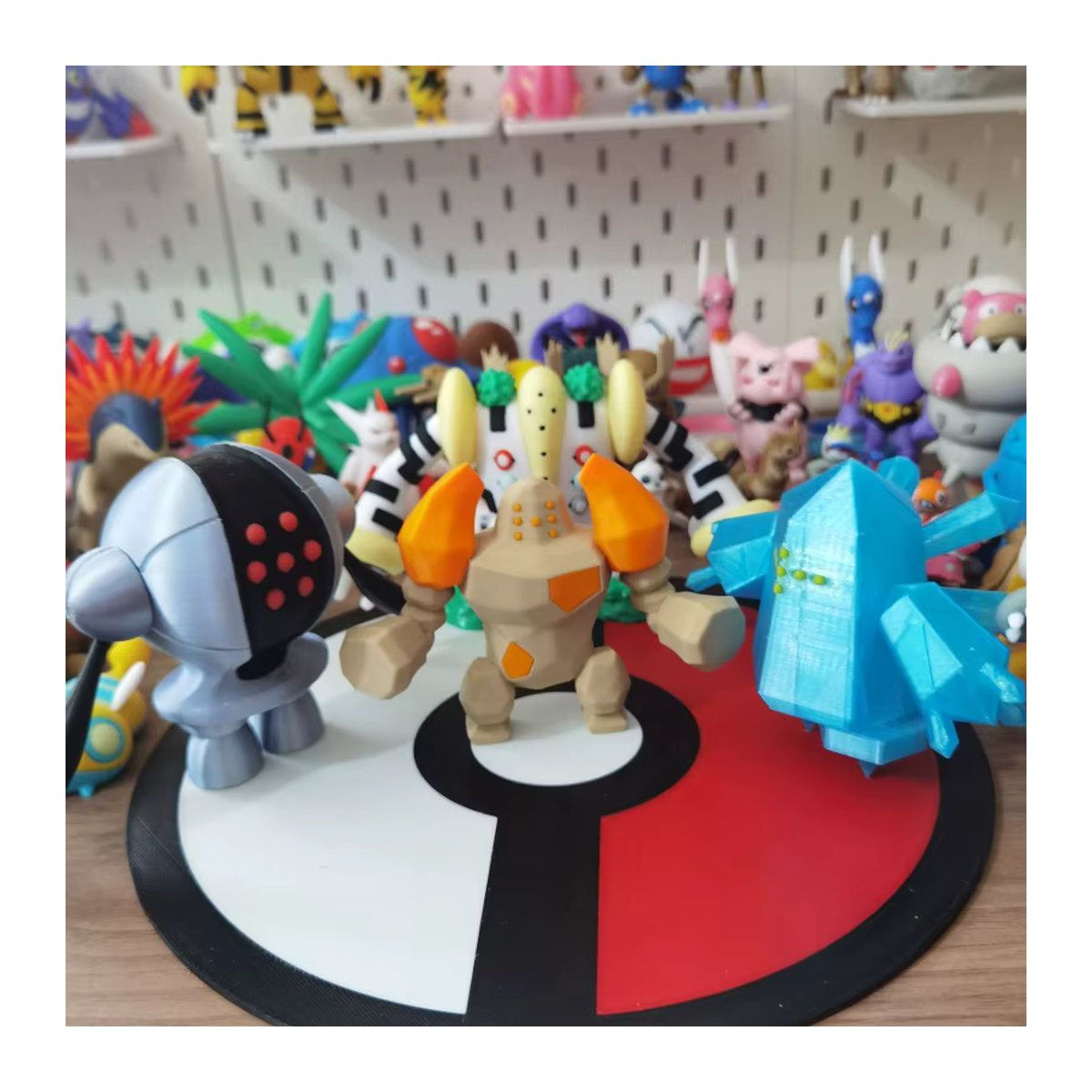 Bandai Anime Action Figuren Registeel Regirock Regice 1:20 Desktop Statuen aus Kunststoff, mehrfarbig - Bild 1