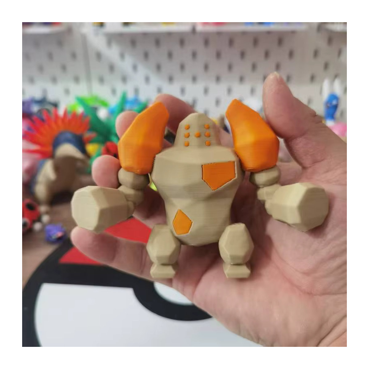 Bandai Anime Action Figuren Registeel Regirock Regice 1:20 Desktop Statuen aus Kunststoff, mehrfarbig - Bild 3
