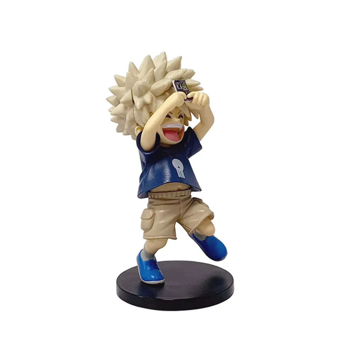Bandai Anime Actionfigur Katsuki Bakugo My Hero Academia Q-Version Modell aus Kunststoff, mehrfarbig - Bild 3