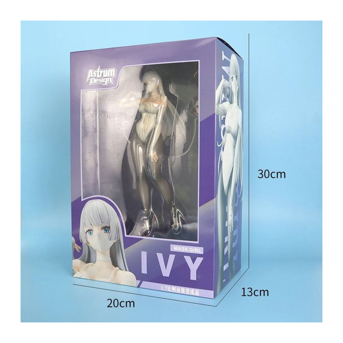 Bandai Anime Actionfigur Maskiertes Mädchen IVY in stehender Pose, mehrfarbiges PVC-Modell, Höhe: 24 cm - Bild 1