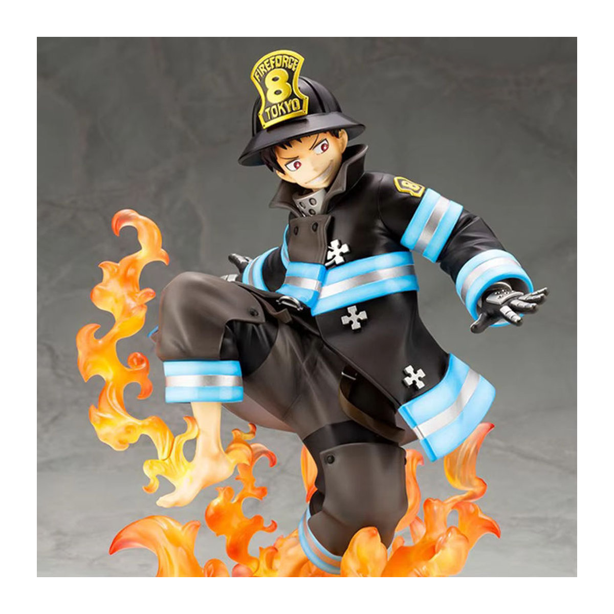 Bandai Anime Actionfigur Shinra Kusakabe aus Enn Enn no Shouboutai in Schwarz, Höhe: 16 cm - Bild 3
