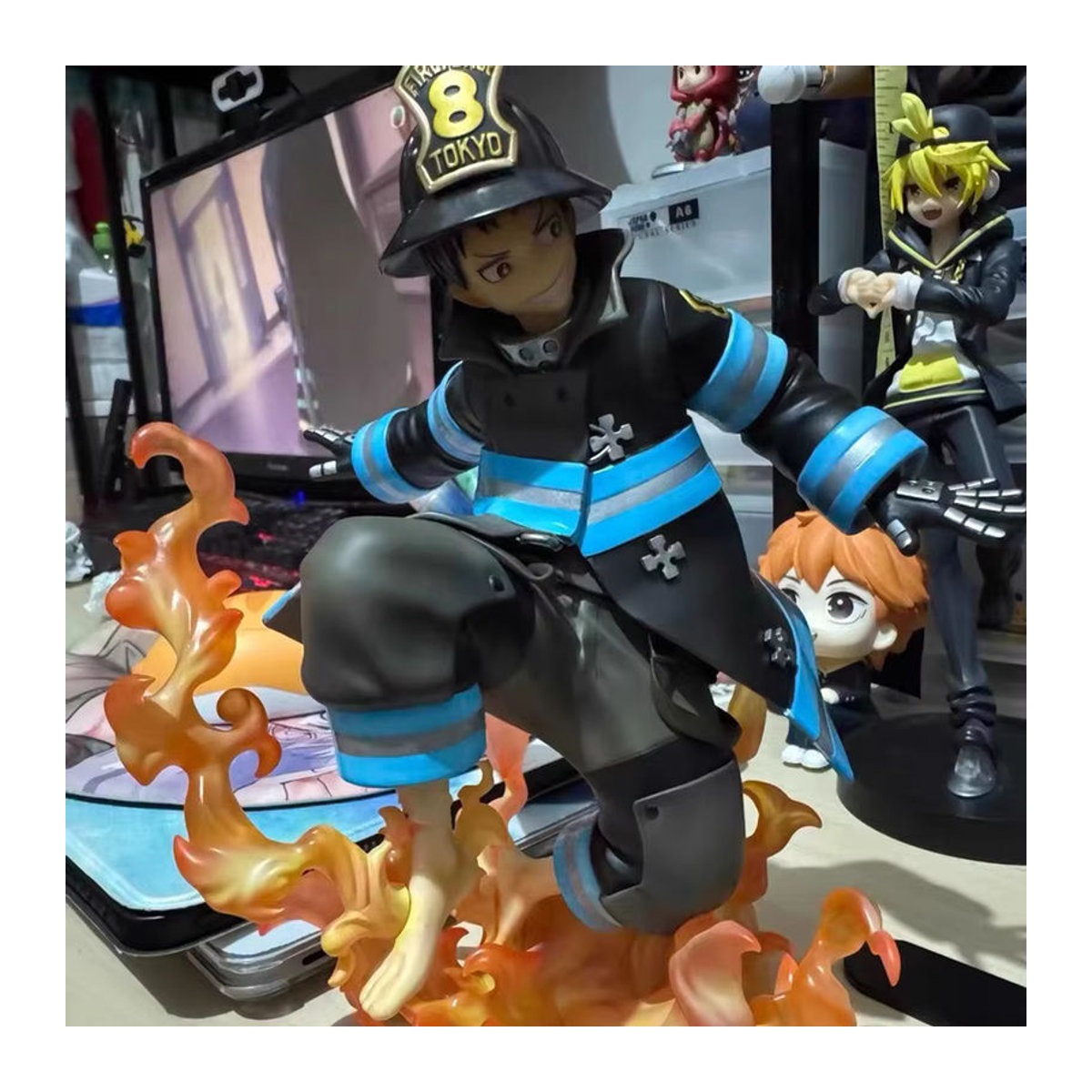 Bandai Anime Actionfigur Shinra Kusakabe aus Enn Enn no Shouboutai in Schwarz, Höhe: 16 cm - Bild 6