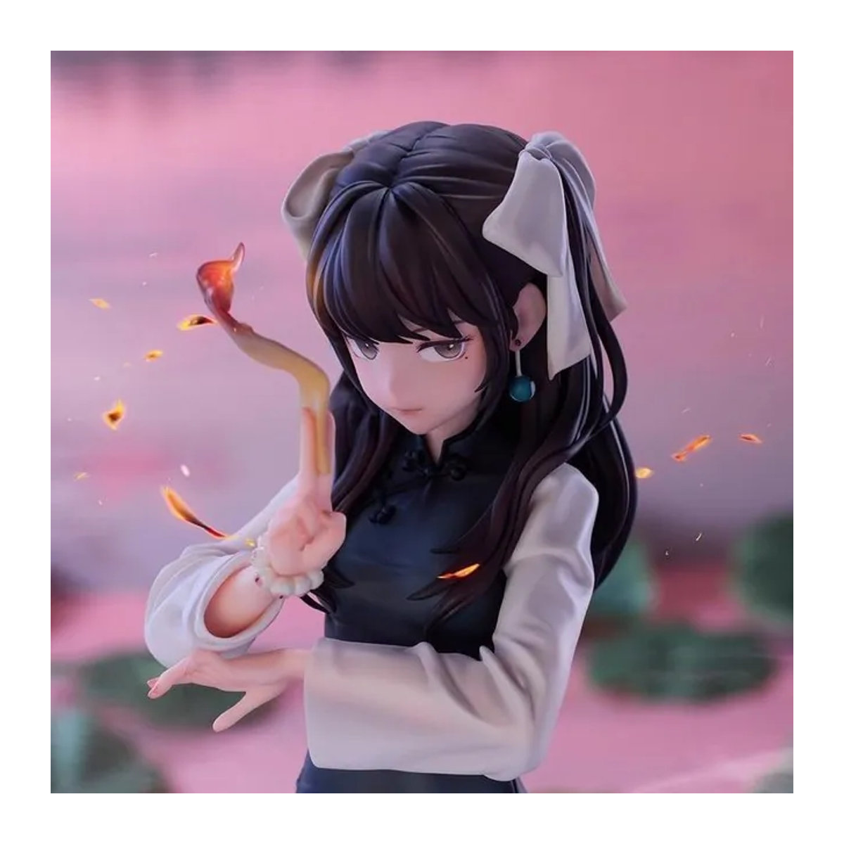 Bandai Anime-Actionfigur Taoistisches Mädchen im Cheongsam als mehrfarbige Manga-Sammlerstatue aus Kunstharz - Bild 1