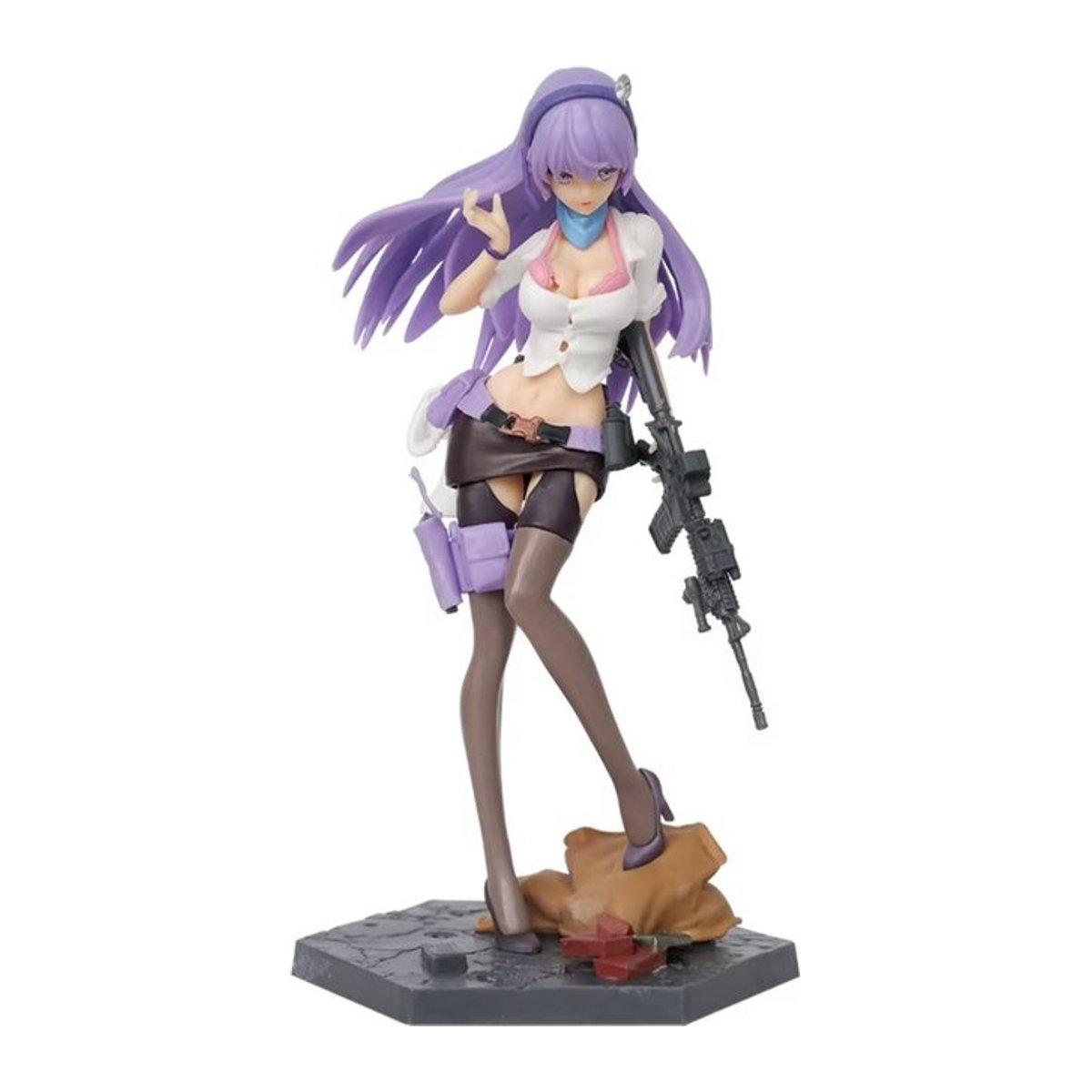 Bandai Anime After-School Battlefield Figuren All-Rounder ELF Statue aus PVC, mehrfarbig, Höhe: 22 cm - Bild 1