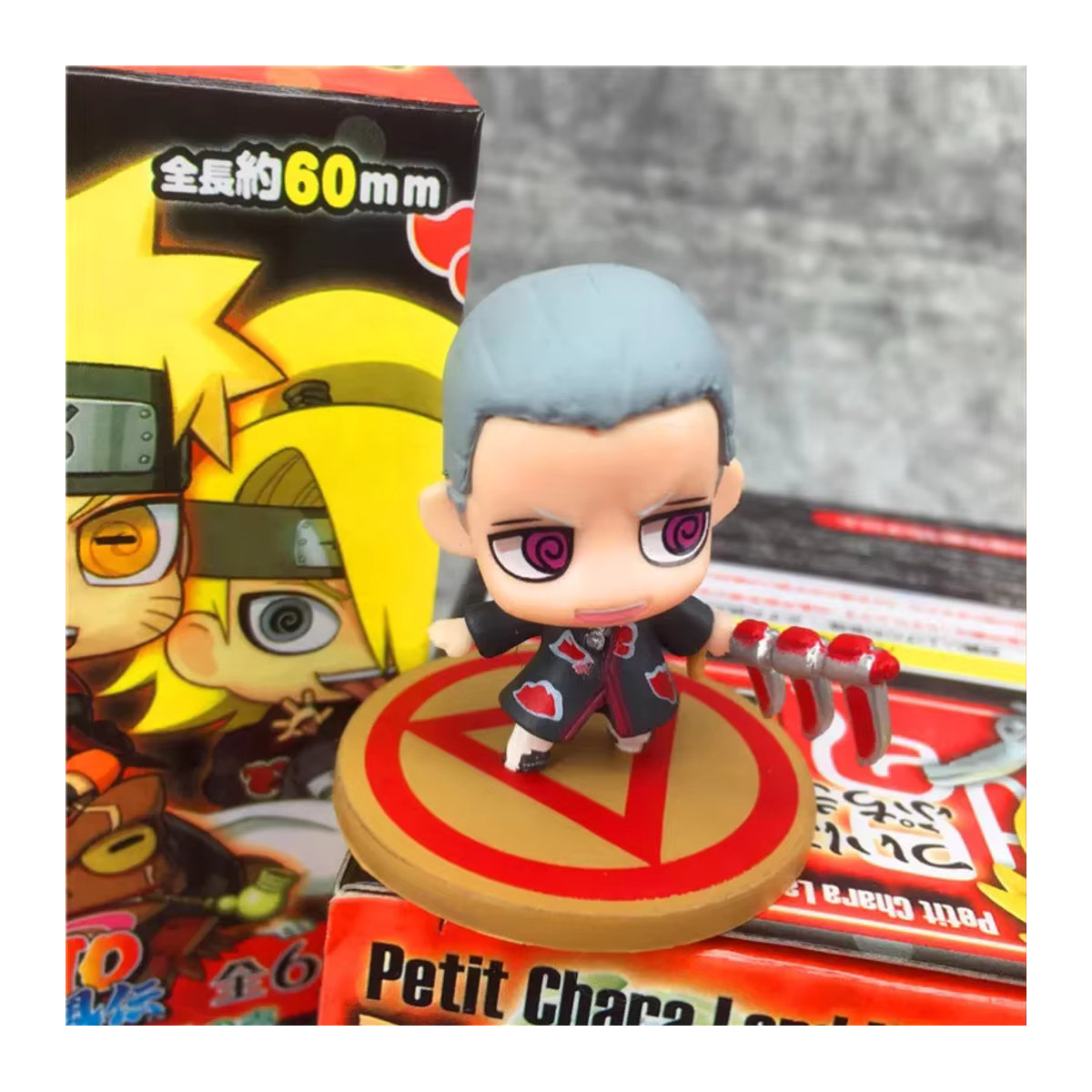 Bandai Anime Akatsuki Deidara und Hidan Actionfigur in Q-Version aus Kunststoff, mehrfarbig - Bild 3