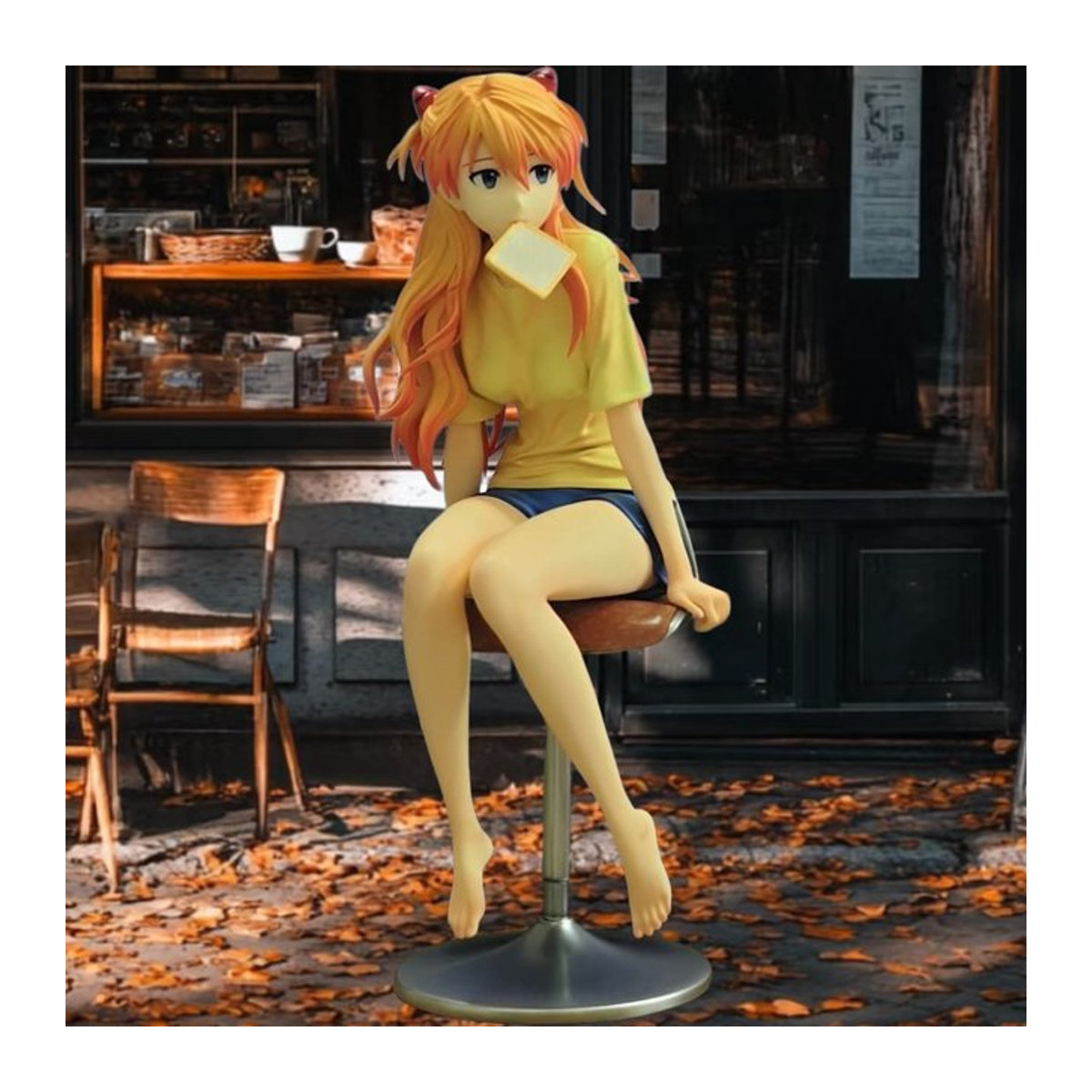 Bandai Anime Asuka Langley Soryu Actionfigur aus Kunststoff, mehrfarbig, Höhe: 25 cm - Bild 1