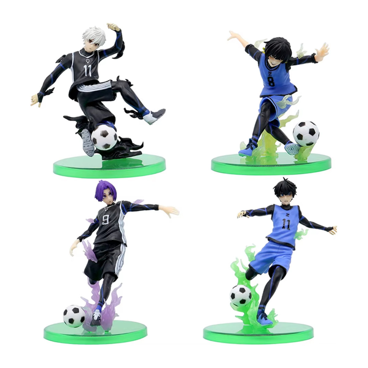 Bandai Anime Blue Lock Makoto Nagi Figur aus Kunststoff in Blau und Mehrfarbig - Bild 1
